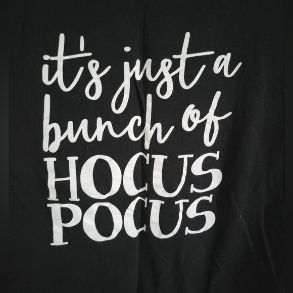 Bella Canvas Women's Black "It's just a Bunch of Hocus Pocus" Short Sleeve Tee - Picture 2 of 5
